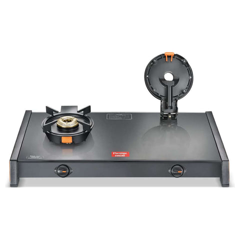Prestige Svachh Glass Top Gas Stove With Liftable 2 Burner 40386 