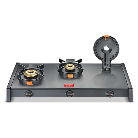 Prestige Svachh Glass Top Gas Stove With Liftable 3 Burner 40387 