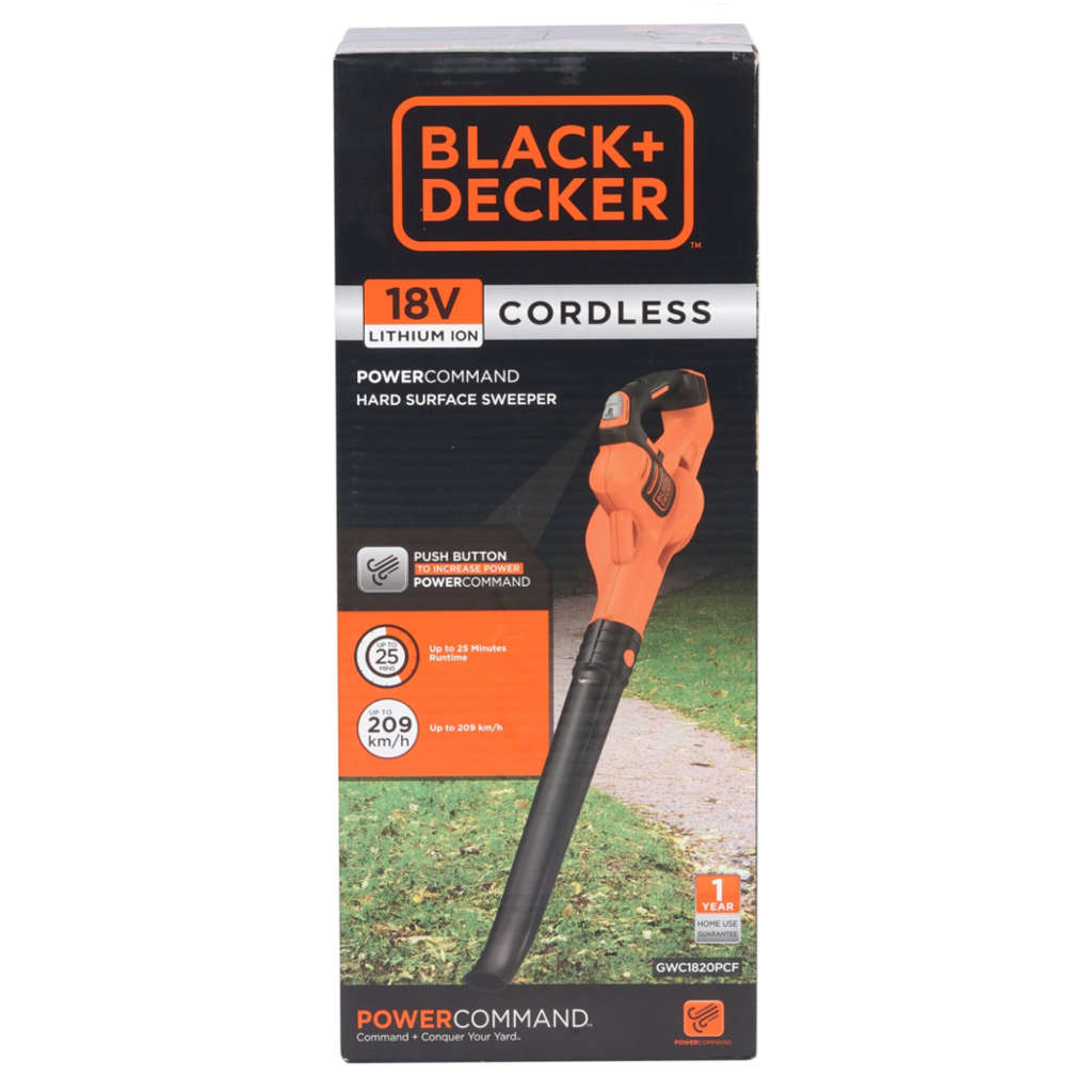 Black & Decker Cordless Power Boost Blower 18 V GWC1820PCF
