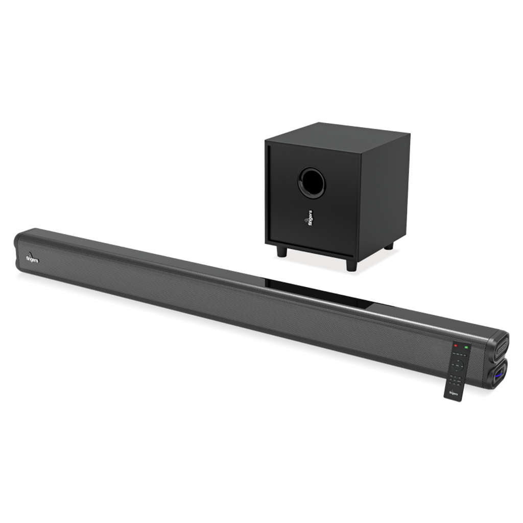 Fingers Octane-S80 Sound Bar With Subwoofer Rich Black 