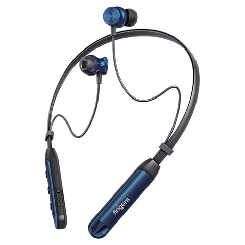 Fingers Marina-BT7 Wireless Neckband Earphones Imperial Blue 