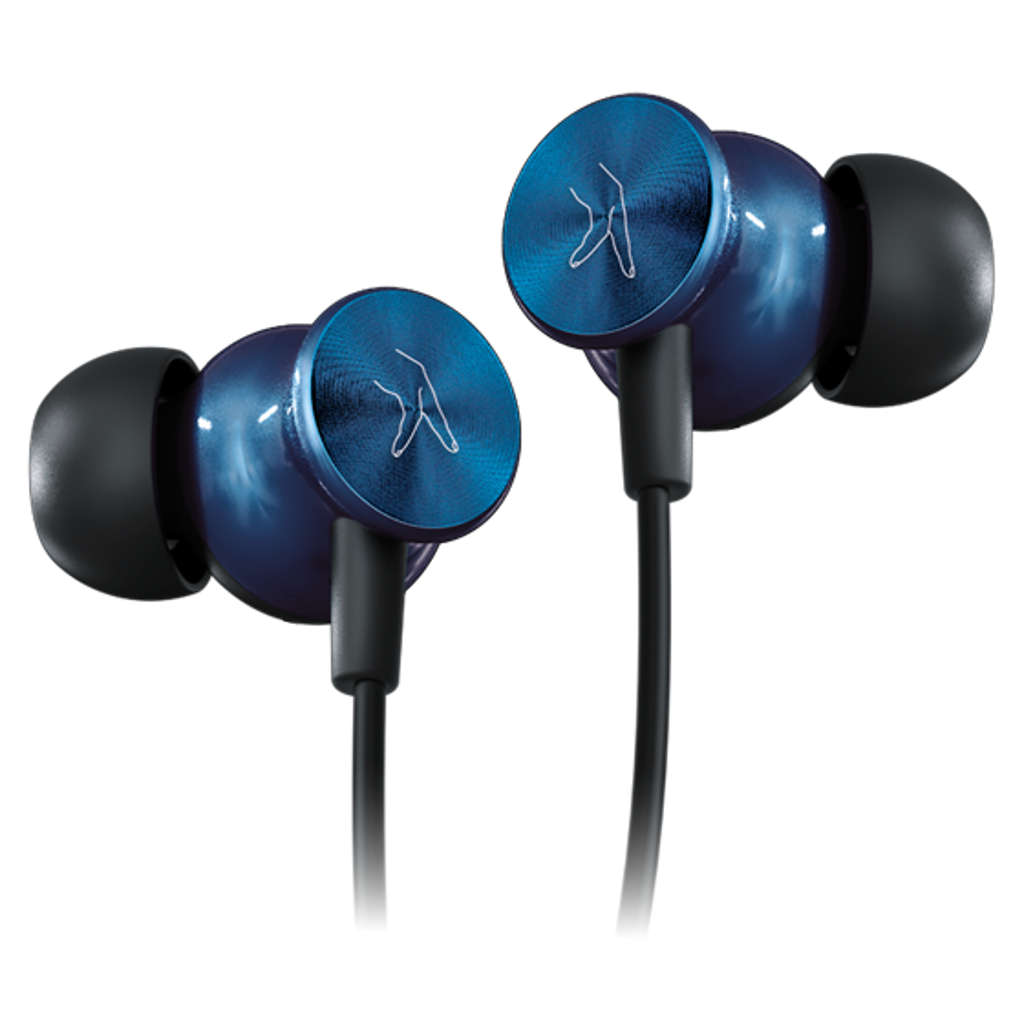 Fingers Marina-BT7 Wireless Neckband Earphones Imperial Blue
