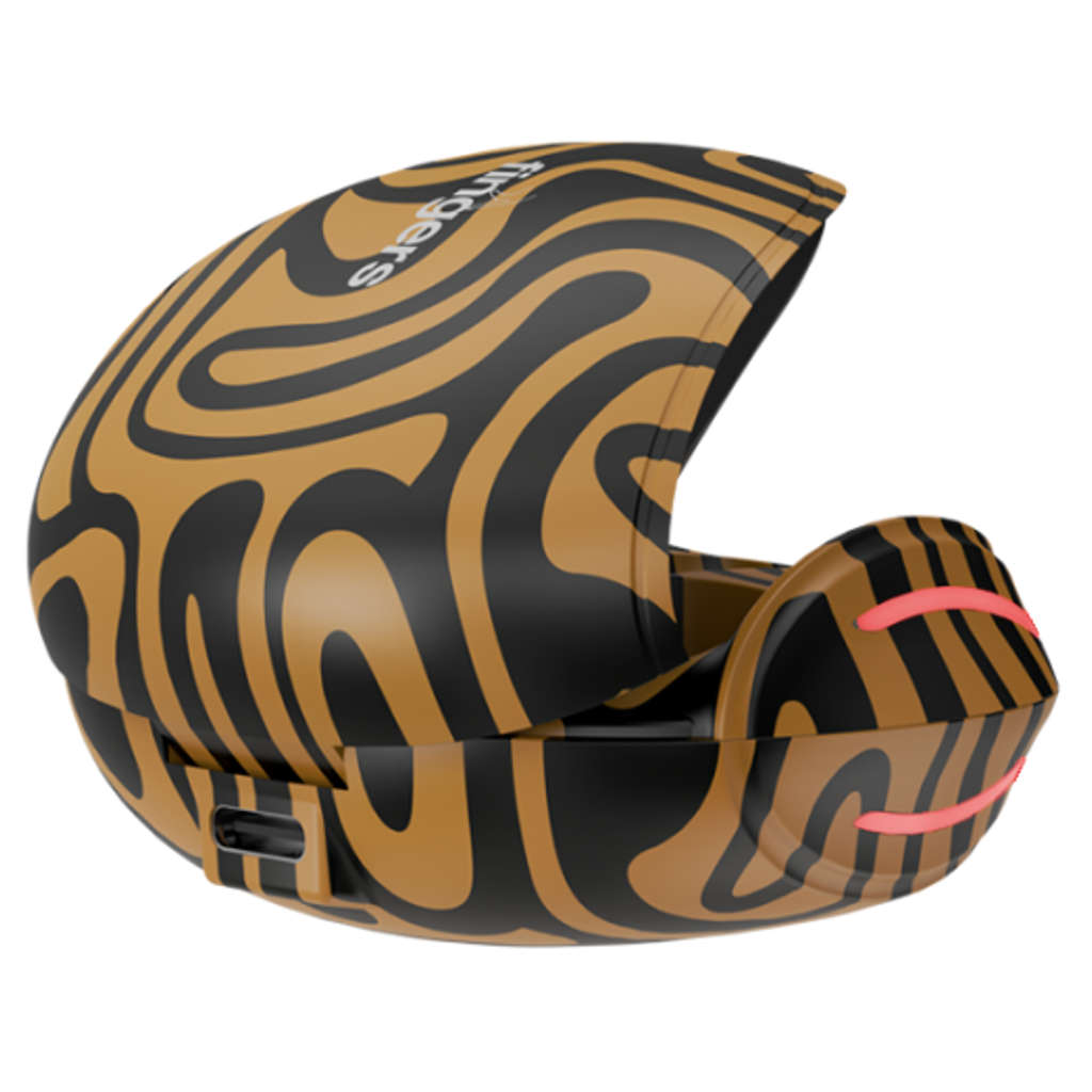 Fingers Go-Zing M6 True Wireless Earbuds Caramel Stripes