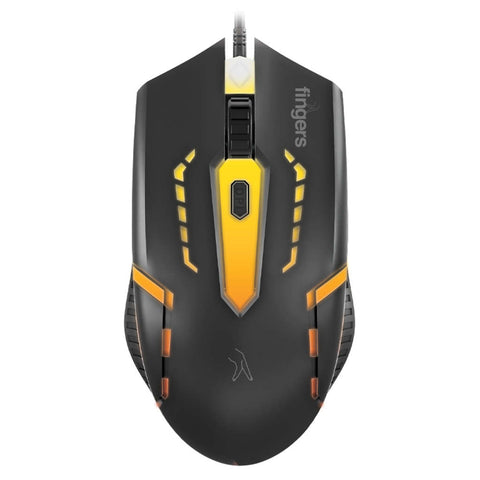 Fingers RGB - BlazingHit Wired Mouse Matte Black 