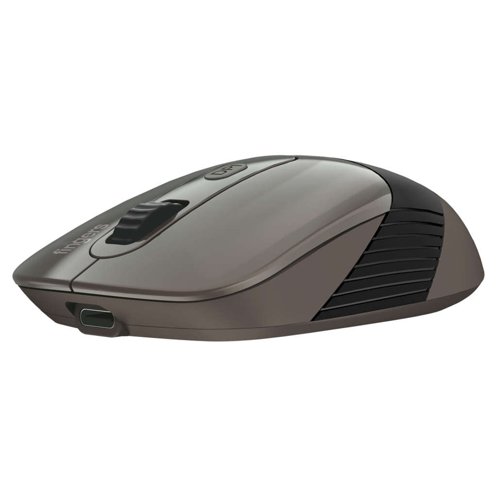 Fingers AeroGrip Plus 3 In 1 Wireless Mouse Ash Brown