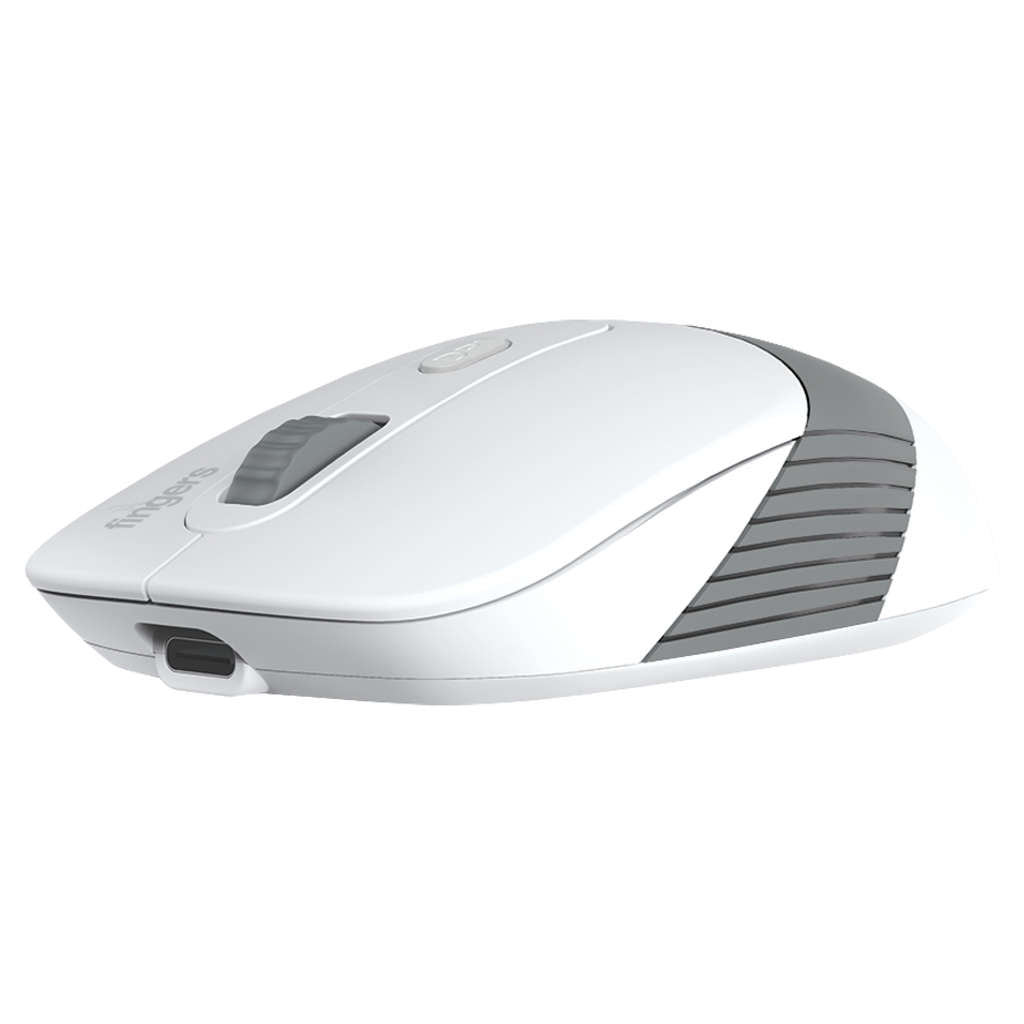 Fingers AeroGrip Plus 3 In 1 Wireless Mouse Classic White