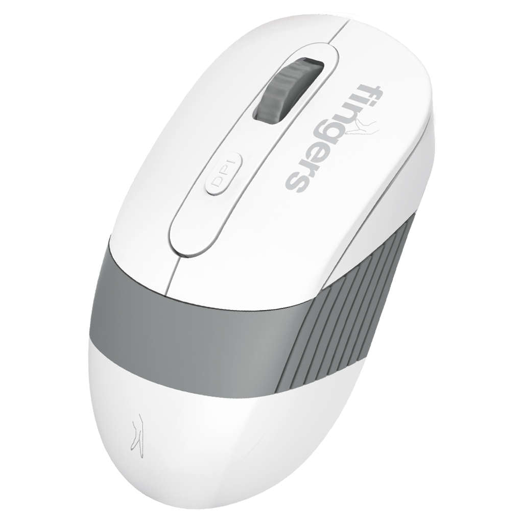 Fingers AeroGrip Plus 3 In 1 Wireless Mouse Classic White