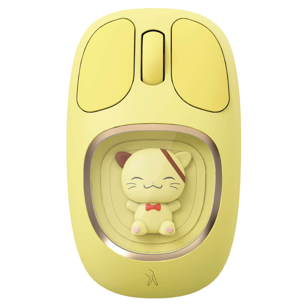 Fingers CuteClicks WB4 3 In 1 Wireless Mouse Sunshine Yellow 