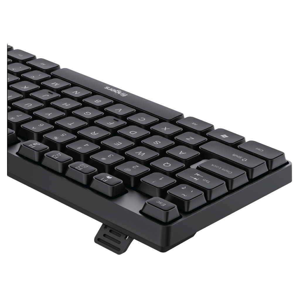 Fingers WonderClicks K9 Wired Keyboard Rich Black