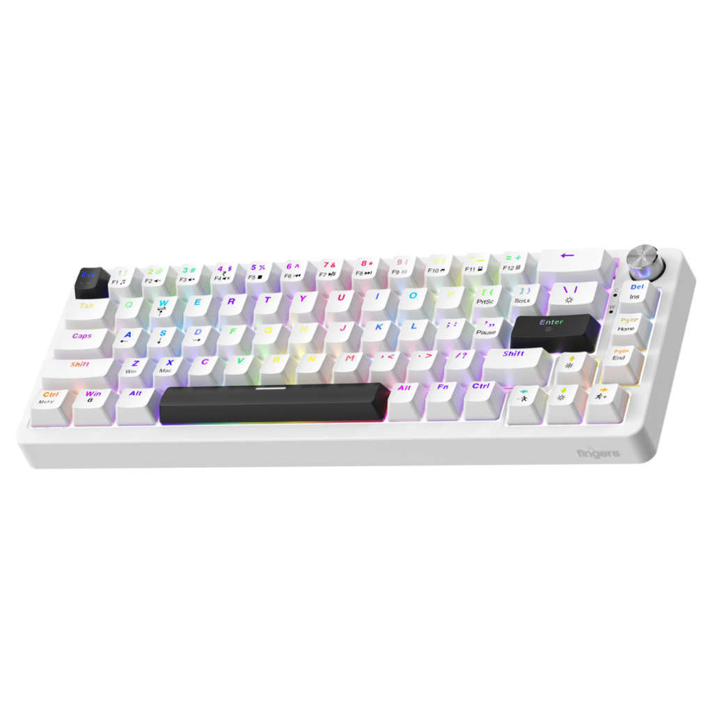 Fingers Savage-MK2 Mechanical Keyboard Crystal White