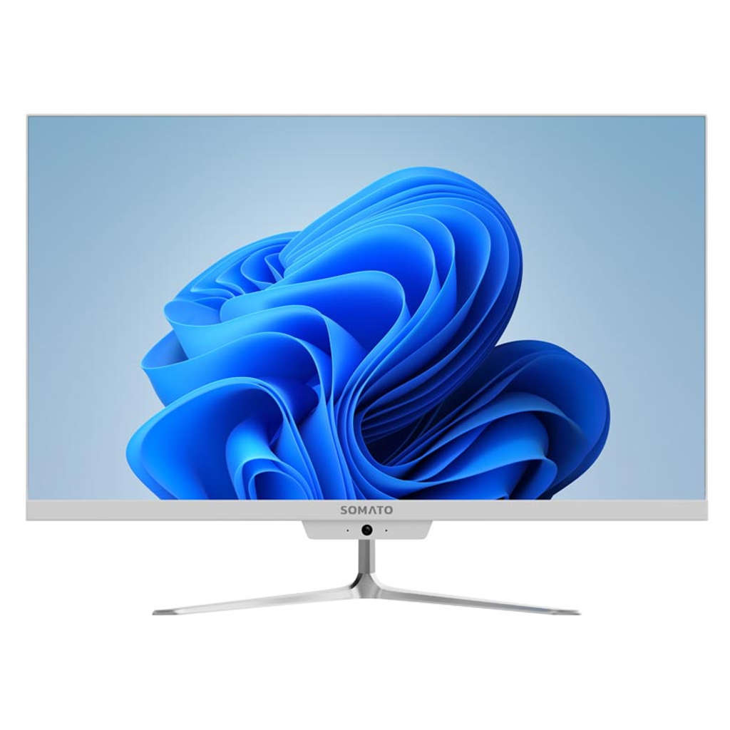 Somato Work Pro Windows 11 Home AMD Ryzen 5 3500U Processor 23.8 Inch FHD IPS All-in-One PC 