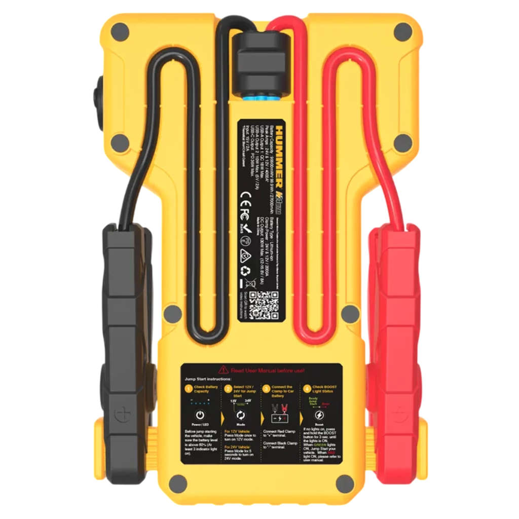Hummer H24 Ultra Multifunctional Jump Starter Power Bank 4000A 24V & 12V