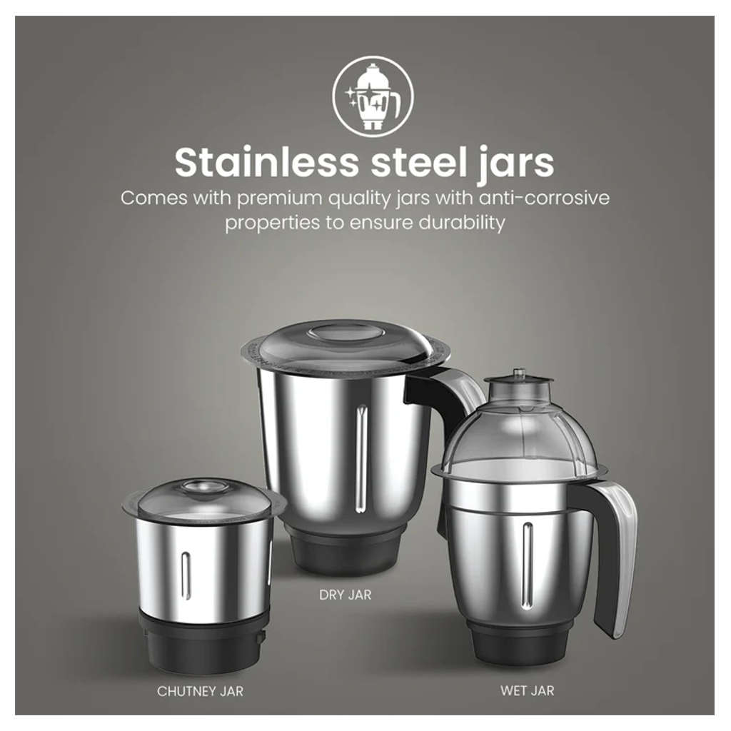 Crompton Bolt Mix Mixer Grinder 3 Jar 750 W