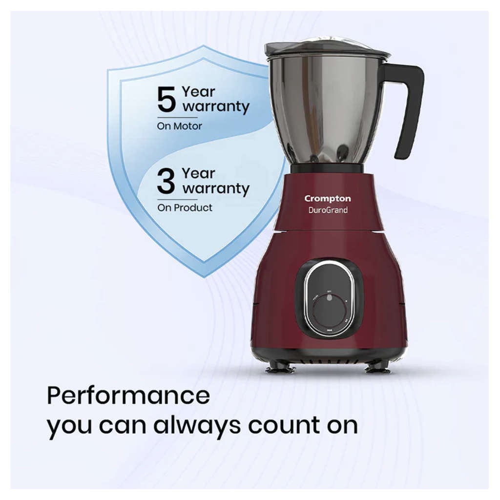 Crompton Duro Grand Mixer Grinder 4 Jar 750 W