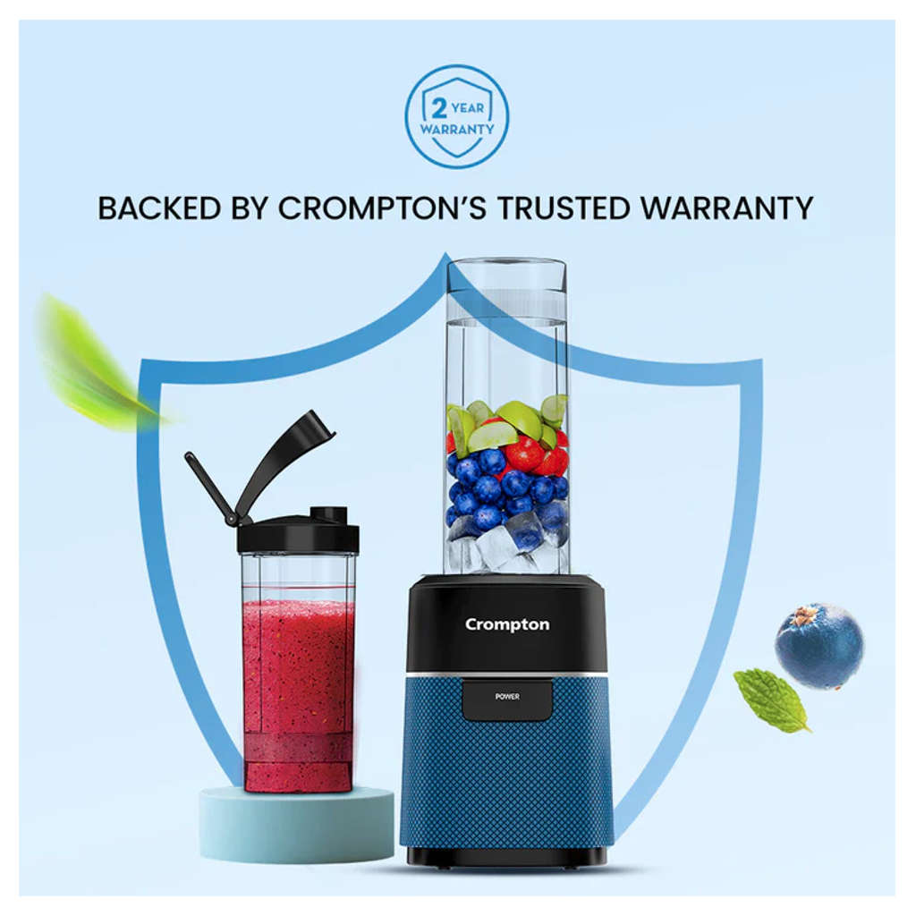 Crompton Ameo Fresh Nutri Blender 400 W Blue & Black ACGJMG-AMEOFRSH1J