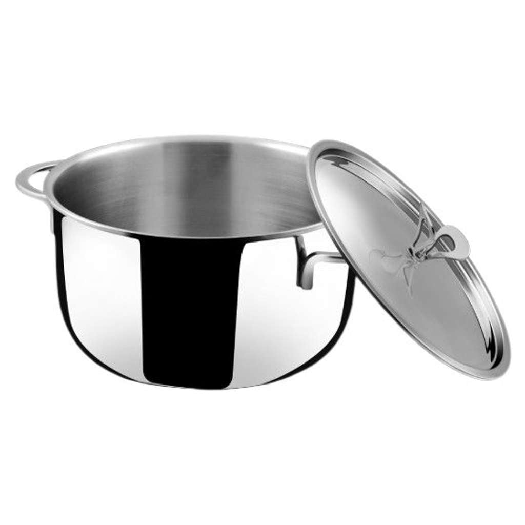 Elgi Ultra Triply Cook Pot With Steel Lid 20 cm 3.25 Litre 