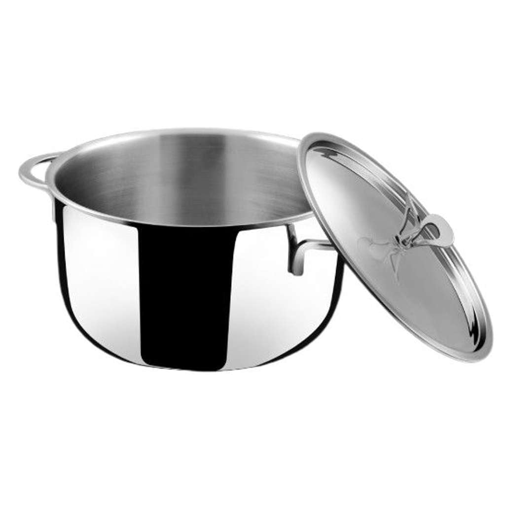 Elgi Ultra Triply Cook Pot With Steel Lid 22 cm 4.4 Litre 
