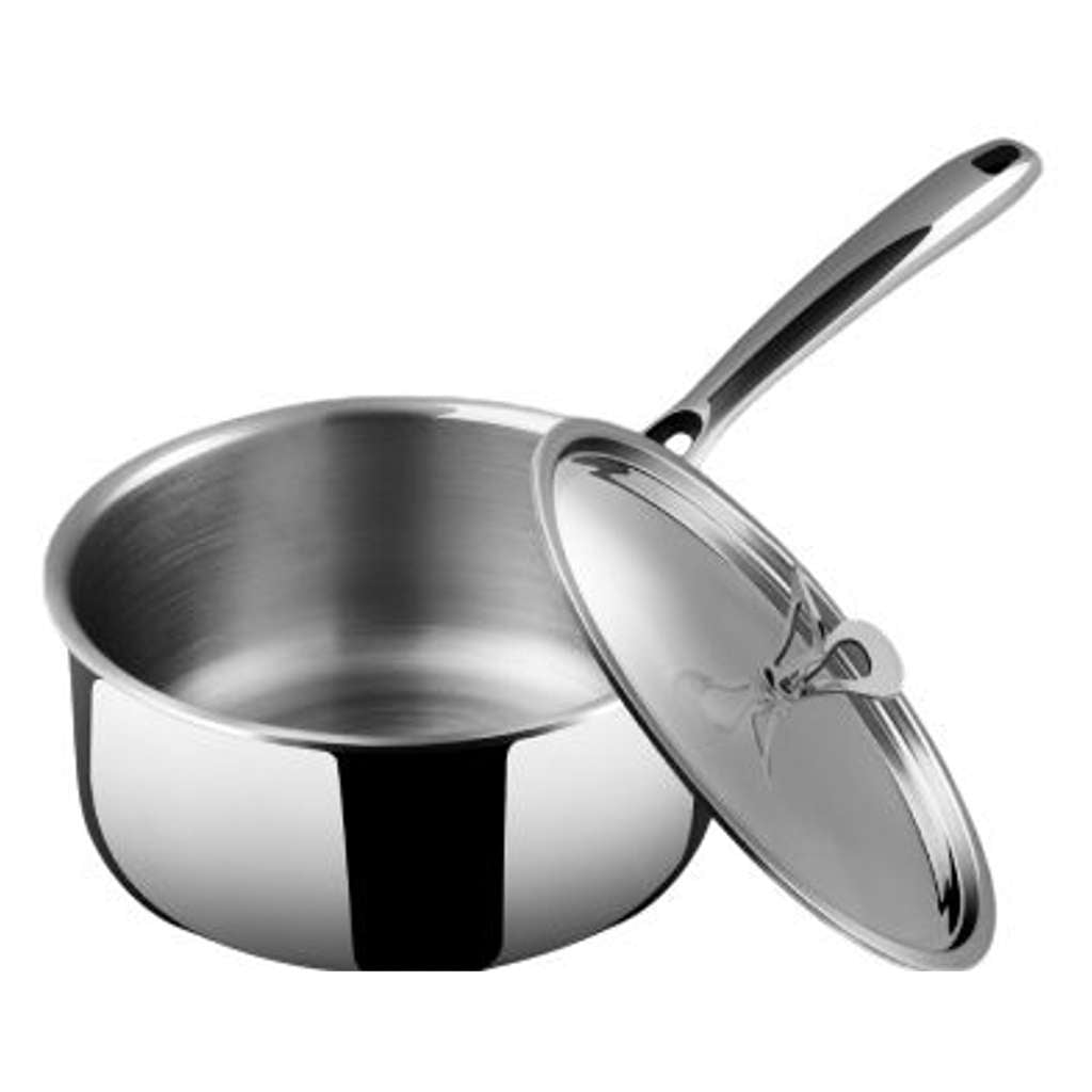 Elgi Ultra Triply Sauce Pan With Steel Lid 16 cm 1.6 Litre
