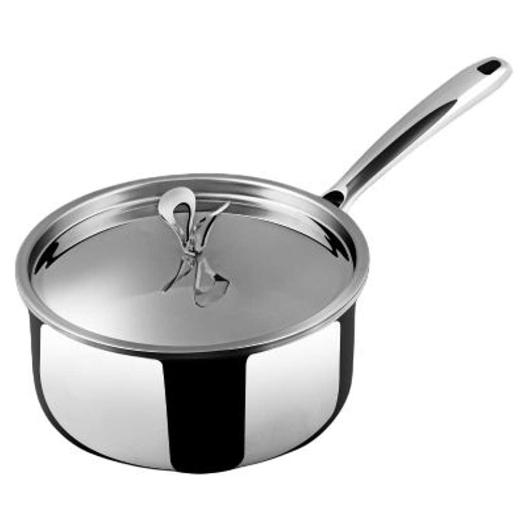 Elgi Ultra Triply Sauce Pan With Steel Lid 18 cm 2.25 Litre 