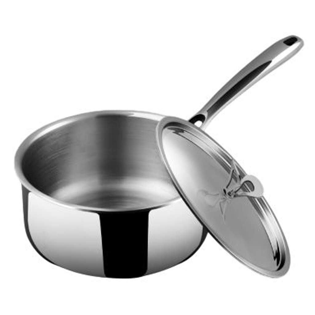 Elgi Ultra Triply Sauce Pan With Steel Lid 18 cm 2.25 Litre