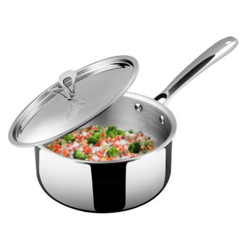 Elgi Ultra Triply Sauce Pan With Steel Lid 20 cm 3.25 Litre