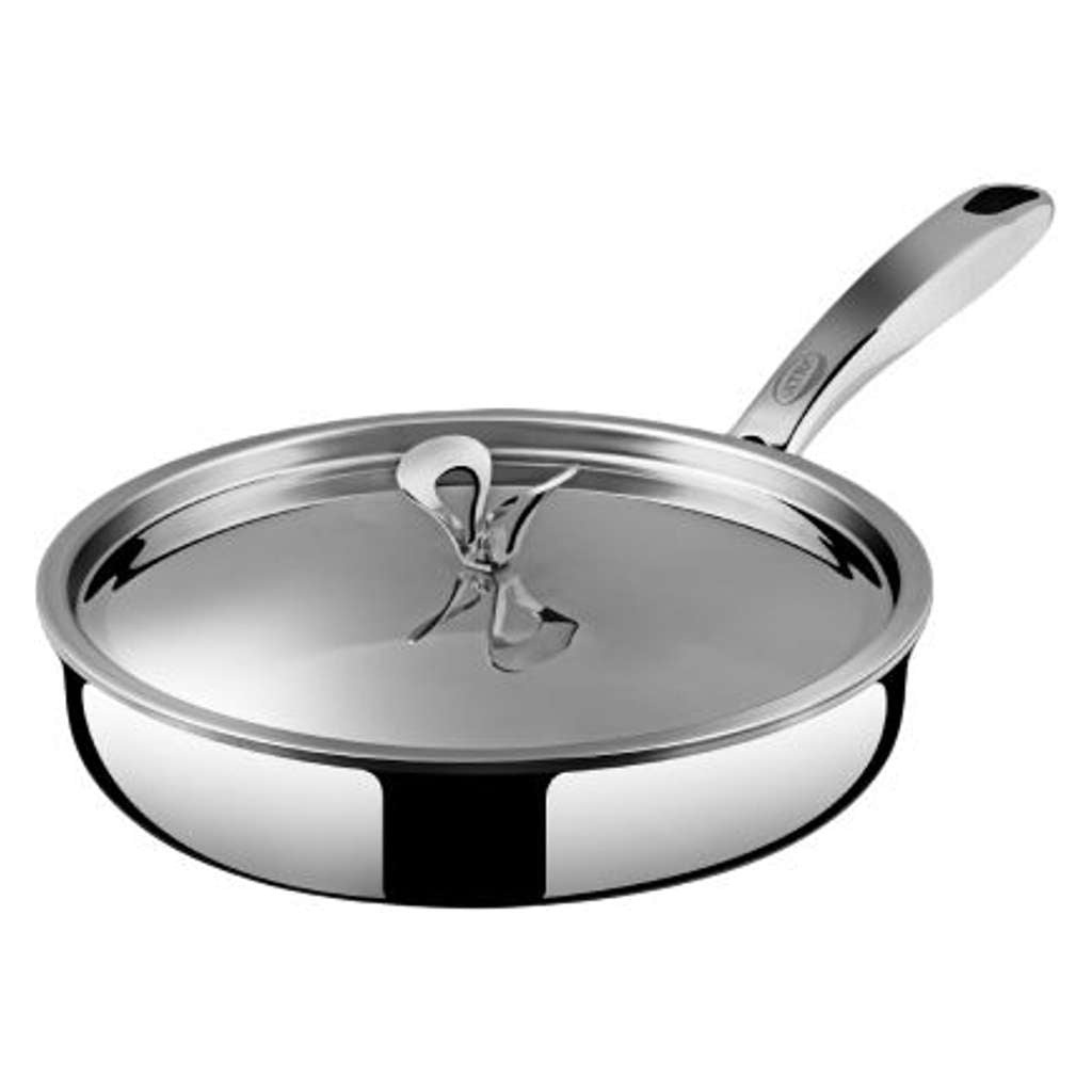 Elgi Ultra Triply Saute Pan With Steel Lid 24 cm 1.9 Litre 