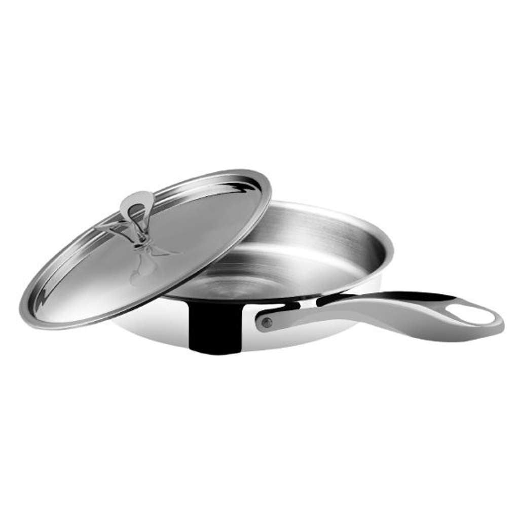 Elgi Ultra Triply Saute Pan With Steel Lid 24 cm 1.9 Litre