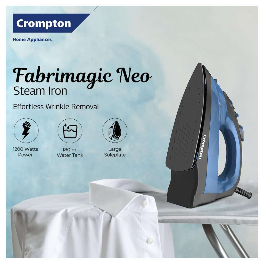 Crompton Fabrimagic Neo Steam Iron 1200 W ACGSI-FABRIMAGICN