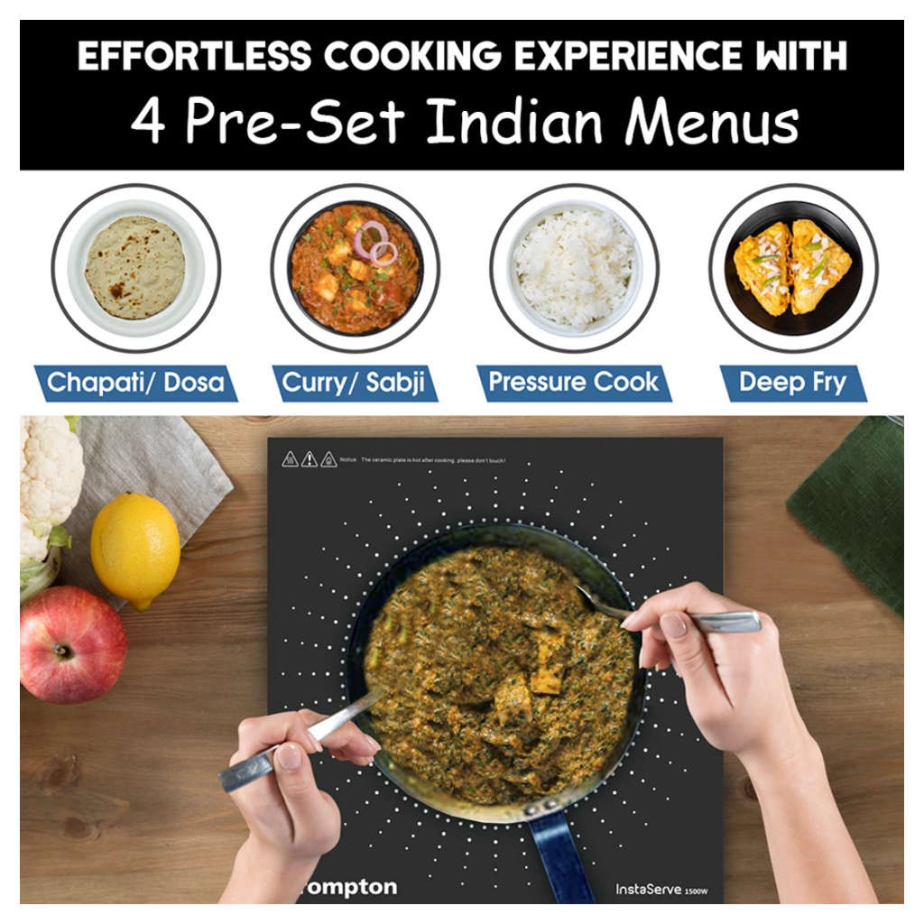Crompton Instaserve Induction Cooktop 2000 W ACGIC-INSTSERV2000