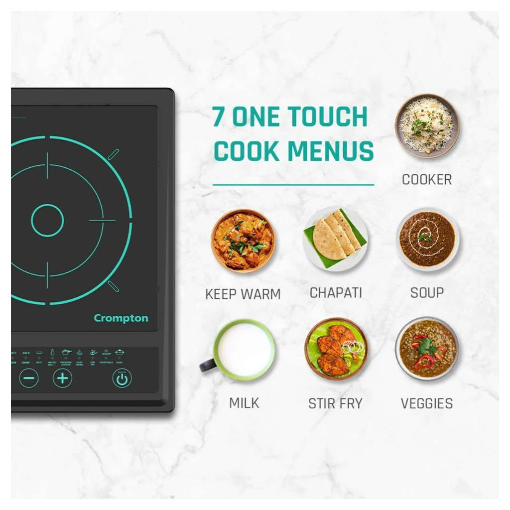 Crompton Instaserve Induction Cooktop 1200 W ACGIC-INSTSERV120N