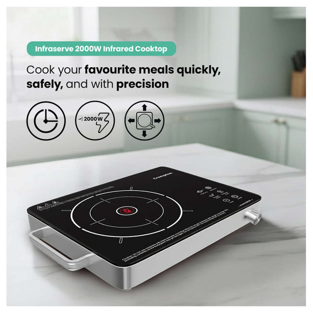 Crompton Infraserve Induction Cooktop 2000 W ACGIC-INFRSERV2000