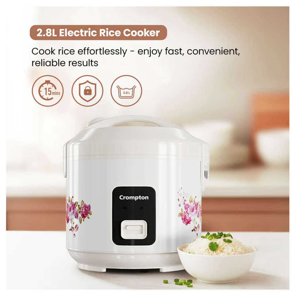 Crompton Electric Rice Cooker 2.8 Litre ACGRC-MRC28CL