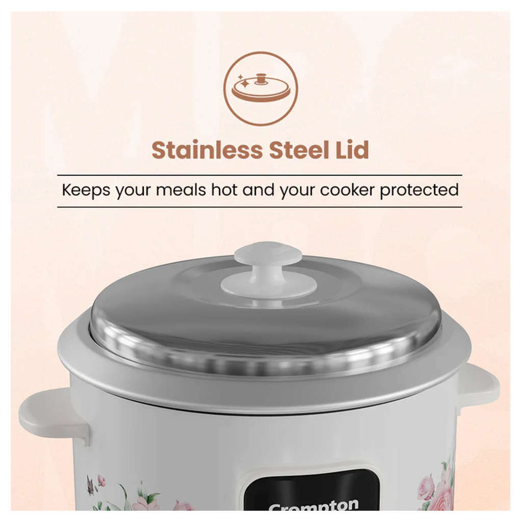 Crompton Electric Rice Cooker 1.8 Litre ACGRC-MRC18D