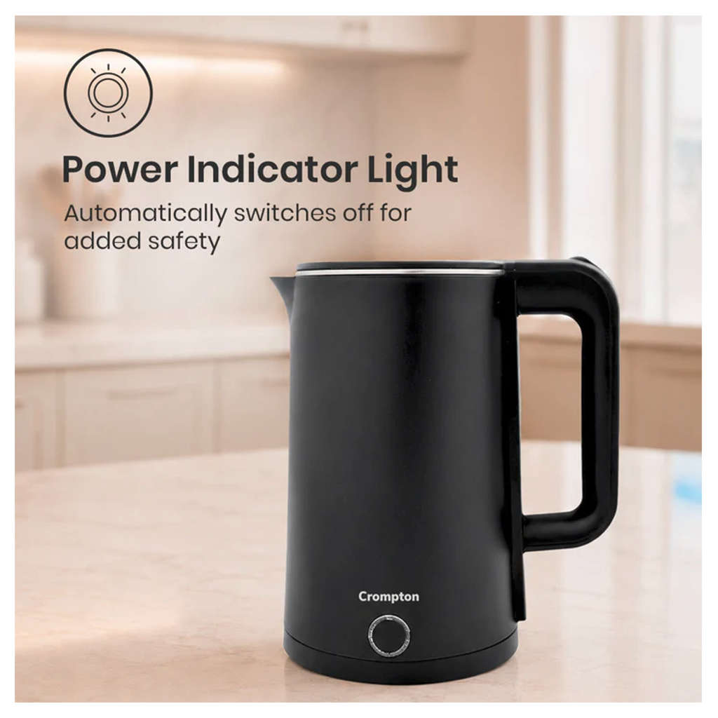 Crompton ActivHot Electric Kettle 1.8 Litre ACGEK-ACTIVHOT1.8