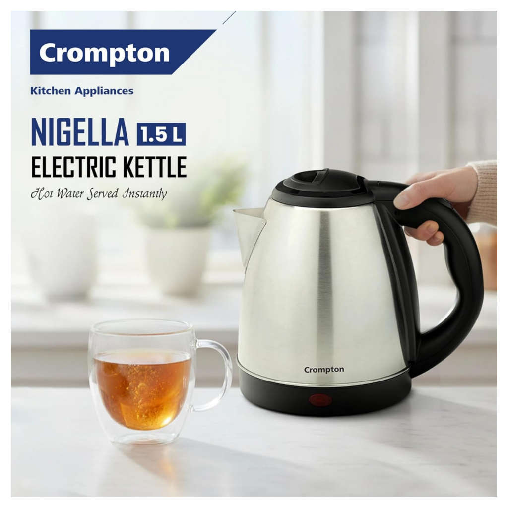 Crompton Nigella Electric Kettle 1.5 Litre ACGEK-NIGELLA1.5