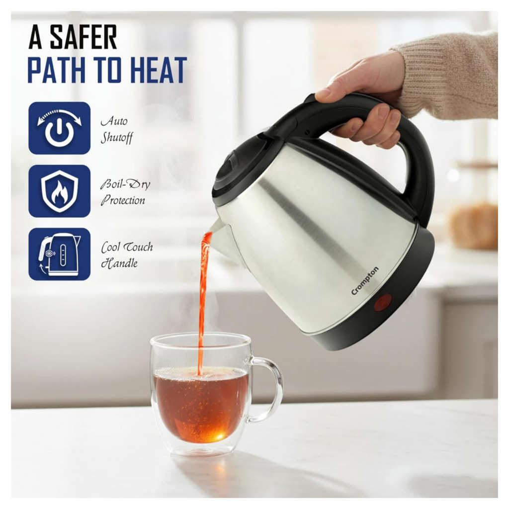 Crompton Nigella Electric Kettle 1.5 Litre ACGEK-NIGELLA1.5