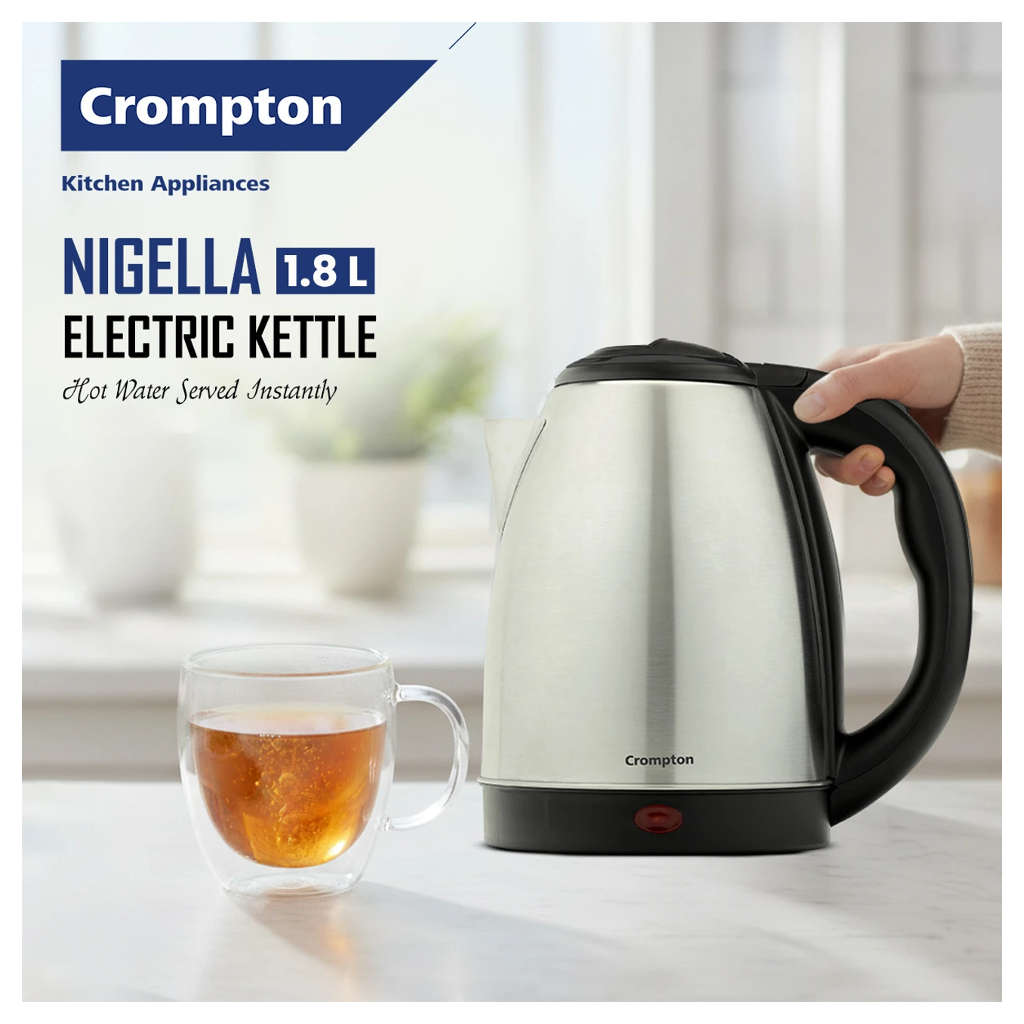 Crompton Nigella Electric Kettle 1.8 Litre ACGEK-NIGELLA1.8