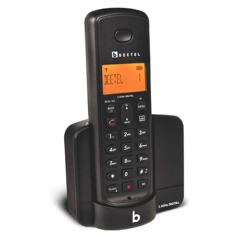 Beetel X90N Cordless Landline Phone Black 