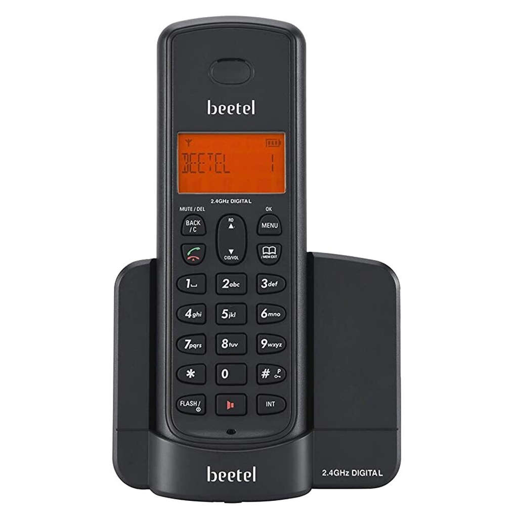 Beetel X90N Cordless Landline Phone Black