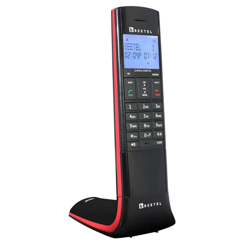 Beetel X95 Cordless Landline Phone Red 