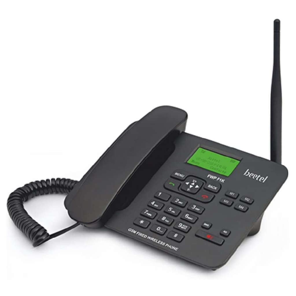Beetel F1K Fixed Wireless Landline Phone Black 