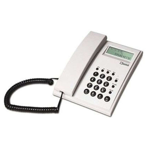 Beetel M51 Caller ID Corded Landline Phone Warm Grey 