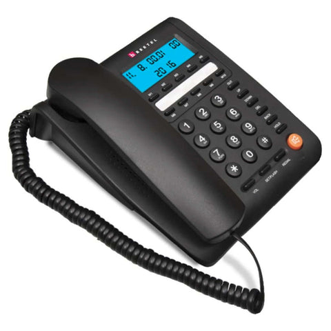 Beetel M59N Caller ID Corded Landline Phone Black 
