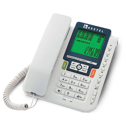 Beetel M71WS Caller ID Corded Landline Phone White 
