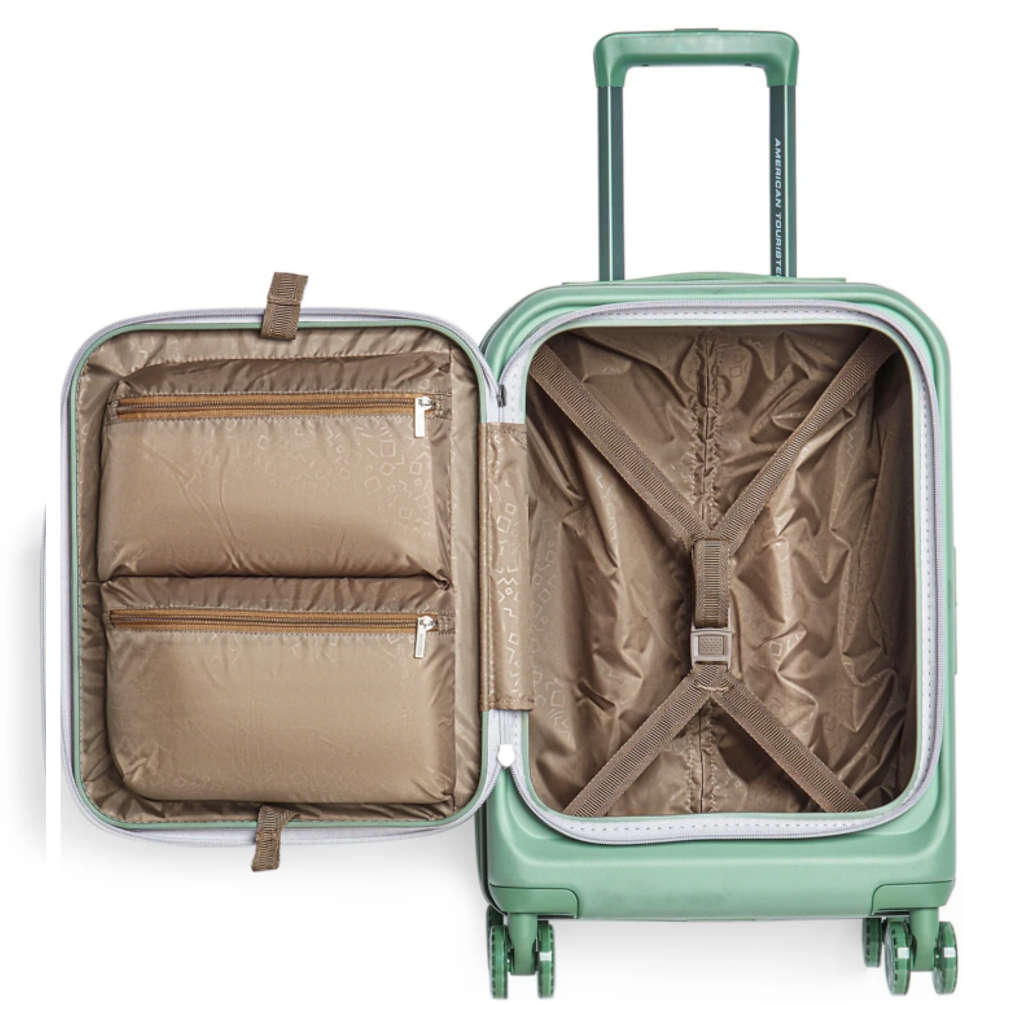 American Tourister Slique Small 55 Cm Check-In Suitcase Green
