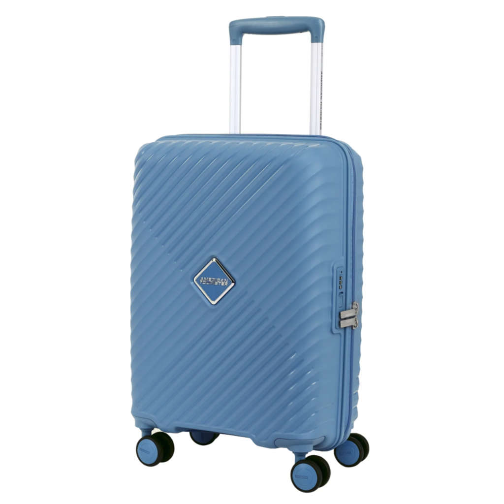 American Tourister Diamo Cabin 55 Cm Check-In Suitcase Blue 