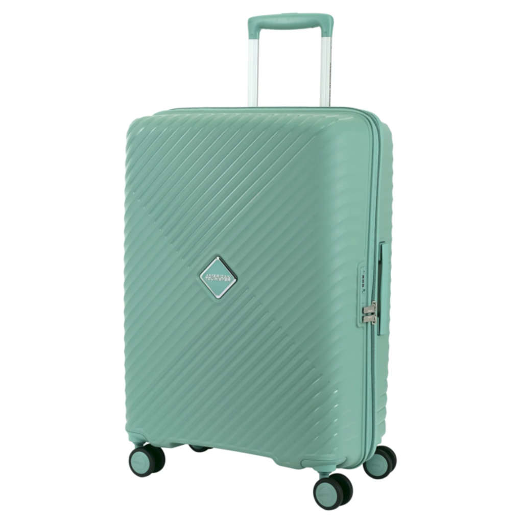 American Tourister Diamo Medium 67 Cm Check-In Suitcase Green 