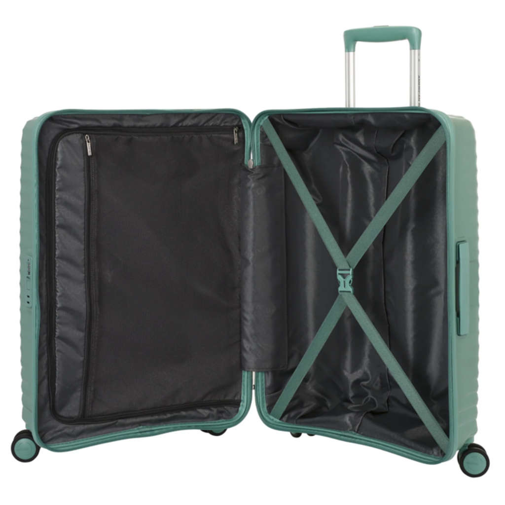 American Tourister Diamo Medium 67 Cm Check-In Suitcase Green
