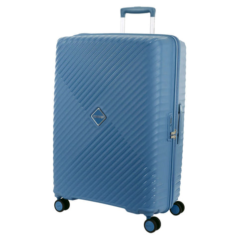 American Tourister Diamo Large 77Cm Check-In Suitcase Blue 
