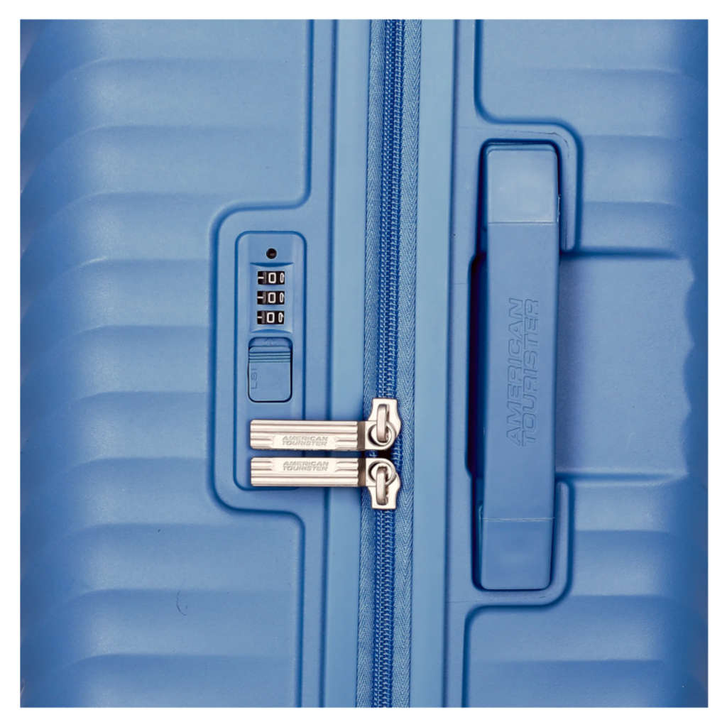 American Tourister Diamo Large 77Cm Check-In Suitcase Blue